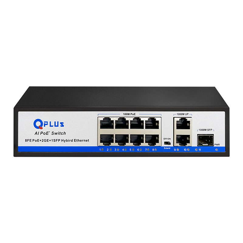 سوئیچ PoE کیوپلاس مدل PL-P8002G-S1