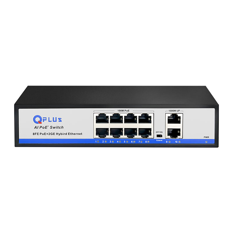 سوئیچ PoE کیوپلاس مدل PL-P8002G
